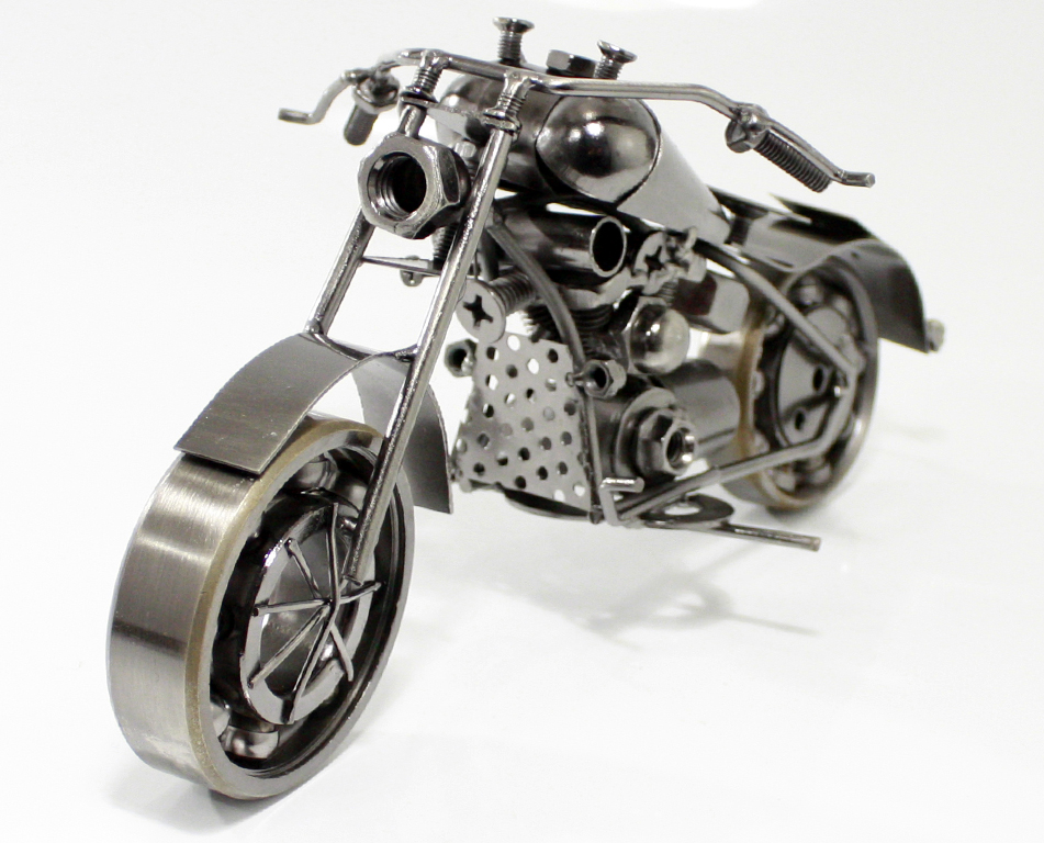 Сувенирная модель Мотоцикл ручной работы МРС011 - фото 2 - rockbunker.ru