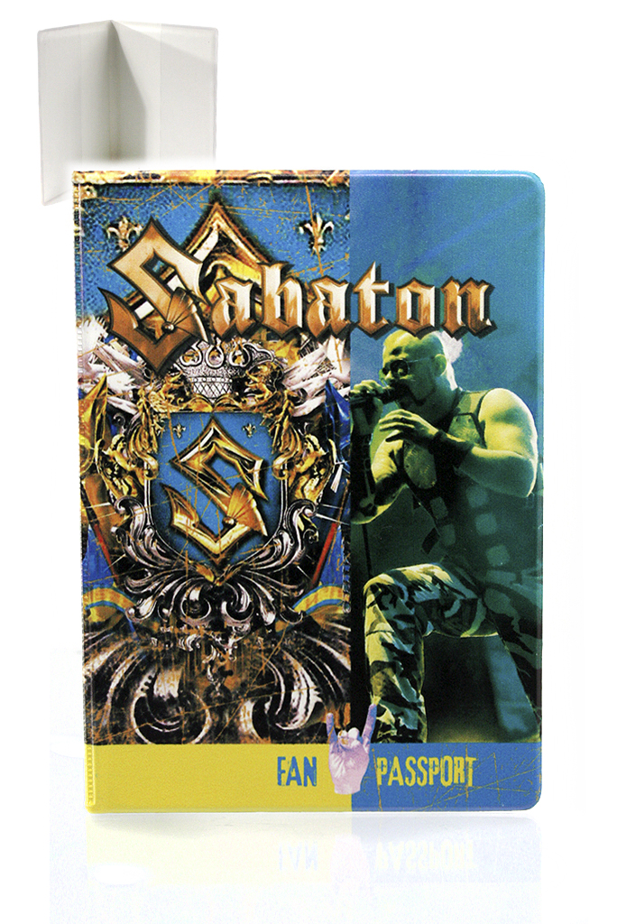 Обложка на паспорт RockMerch Sabaton - фото 1 - rockbunker.ru
