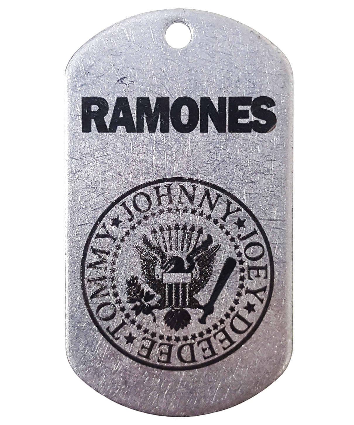 Жетон стальной Ramones - фото 1 - rockbunker.ru