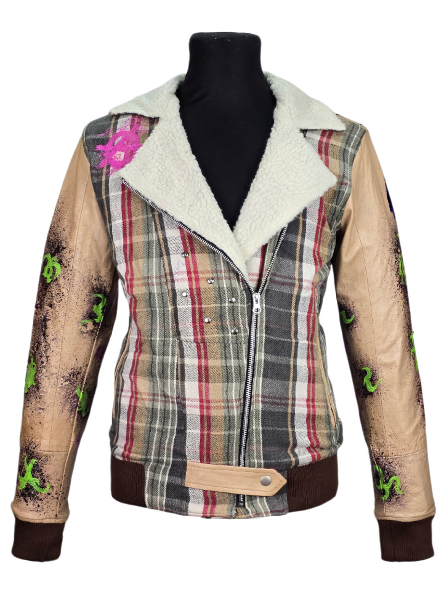 Куртка клетчатая кастомная Poison - фото 1 - rockbunker.ru