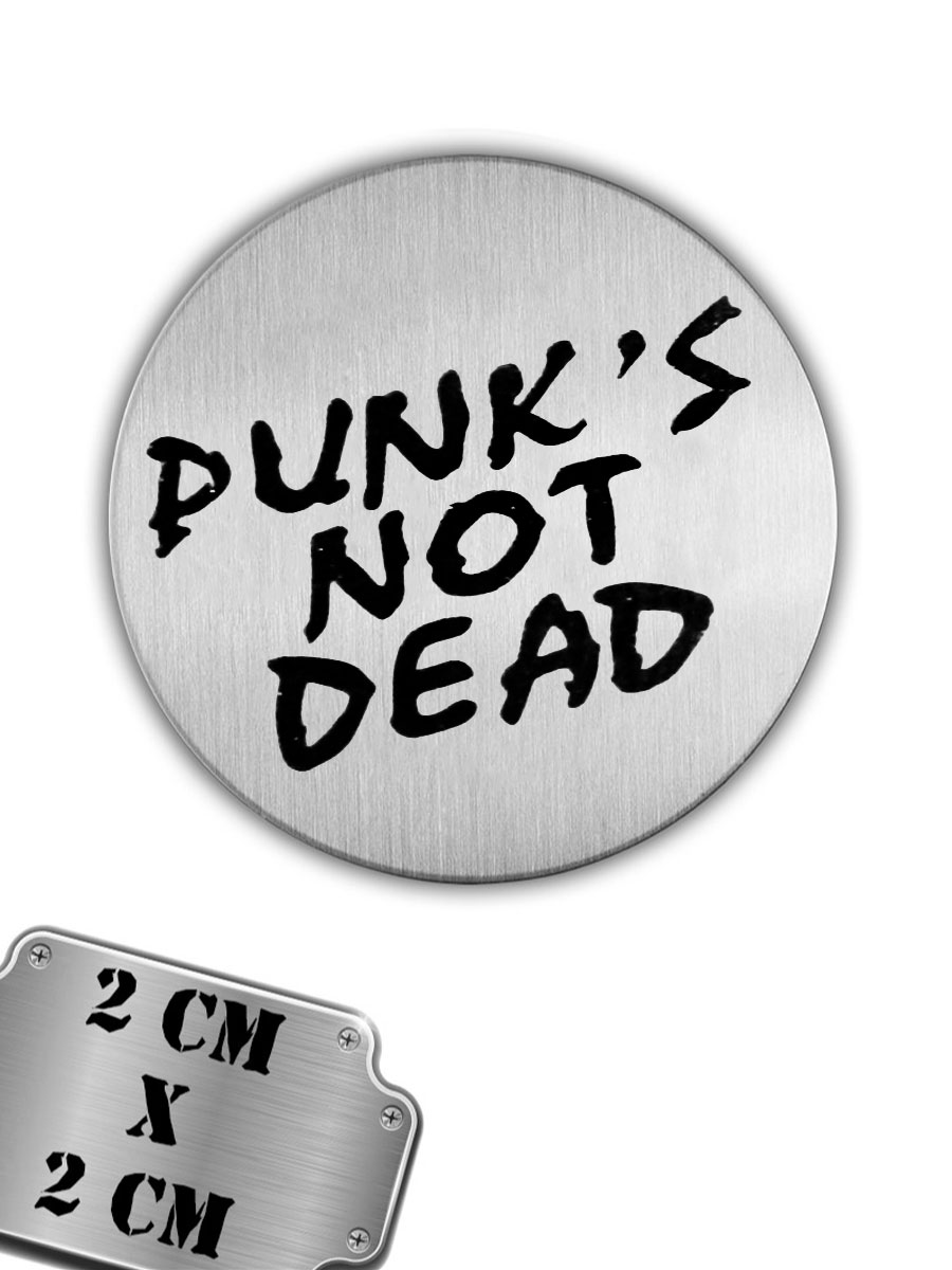 Значок-пин Punks Not Dead - фото 1 - rockbunker.ru