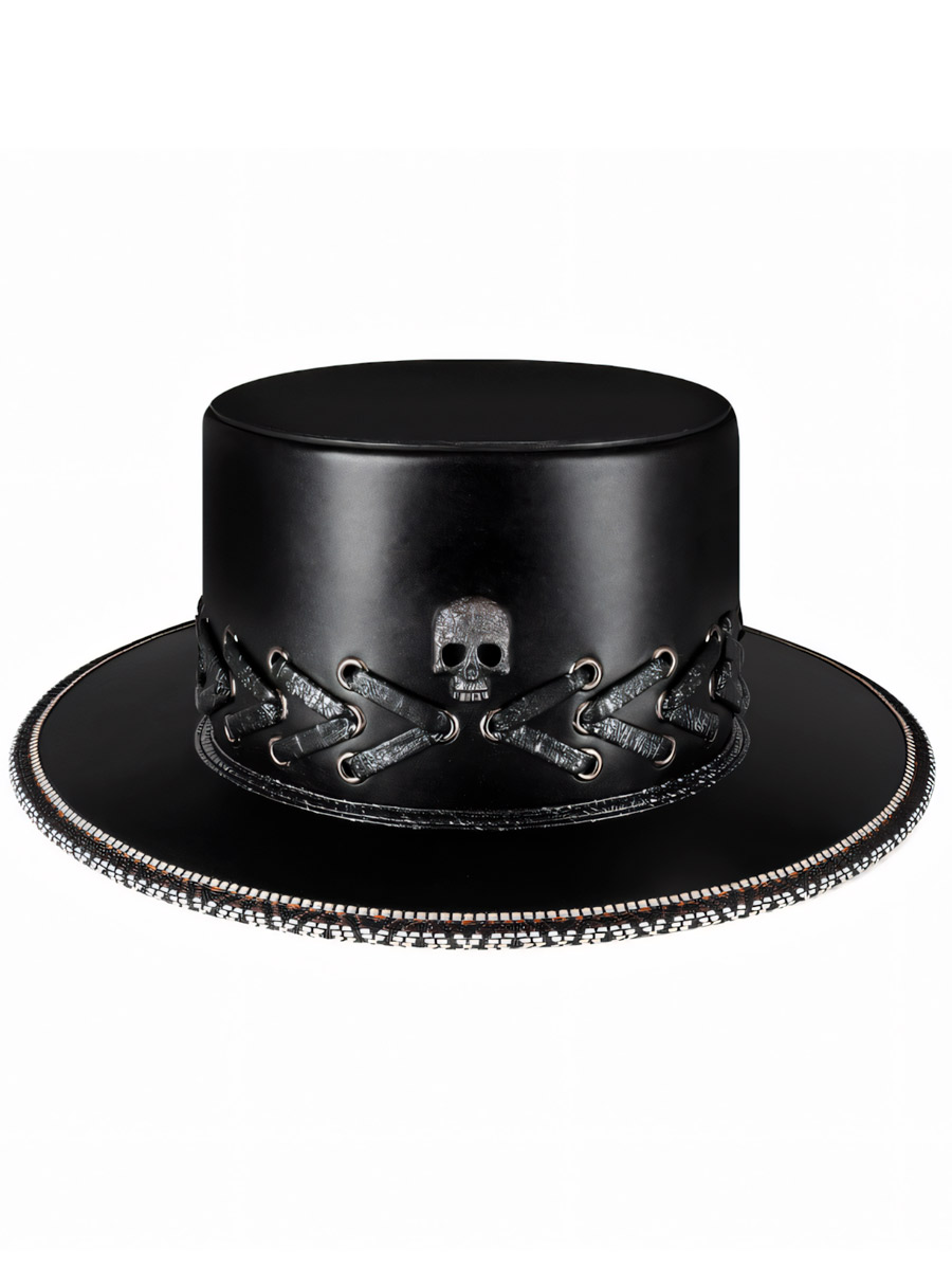 Стимпанк Шляпа Йорик - фото 1 - rockbunker.ru