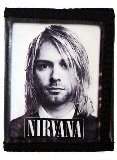 Кошелек Nirvana из кожзаменителя - фото 1 - rockbunker.ru