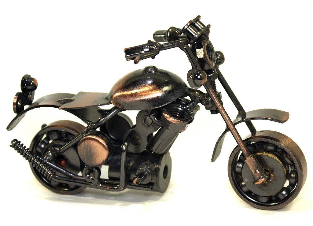 Сувенирная модель Мотоцикл ручной работы МРС024 - фото 1 - rockbunker.ru
