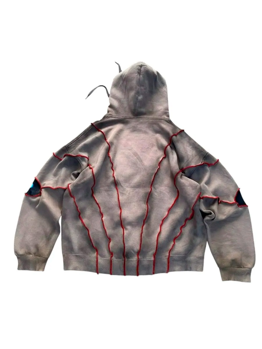 Джемпер со Вставками Розовый - фото 2 - rockbunker.ru