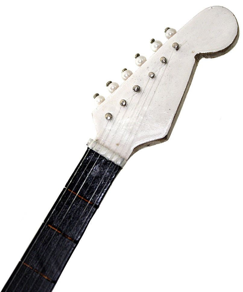 Сувенирная копия гитары Fender Stratocaster Jim Beam - фото 3 - rockbunker.ru