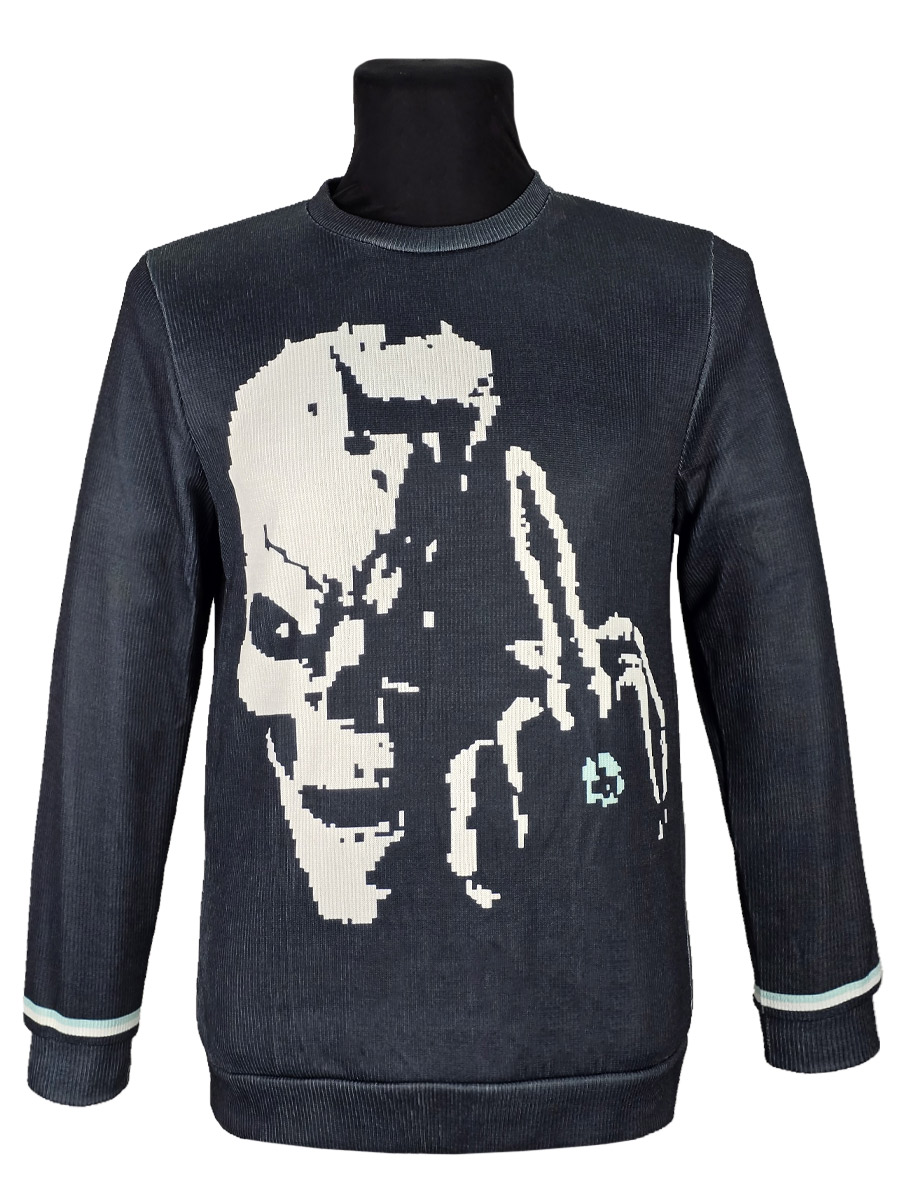 Джемпер "Жест" трикотажный серый					 - фото 1 - rockbunker.ru