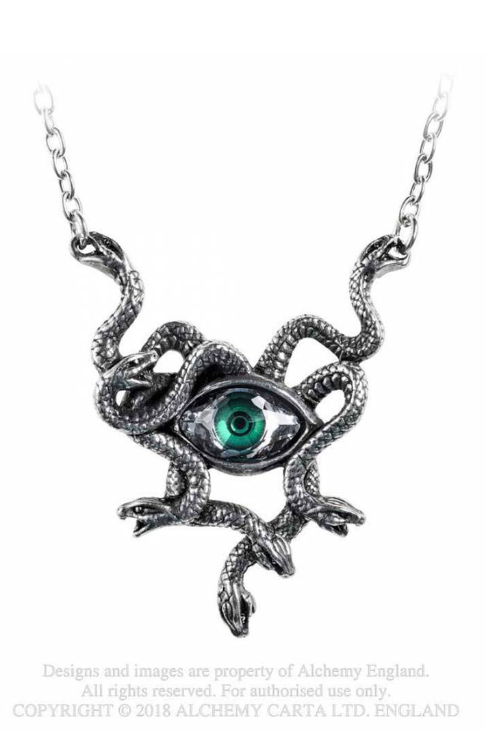 Кулон Alchemy Gothic P847 Gorgons Eye - фото 1 - rockbunker.ru