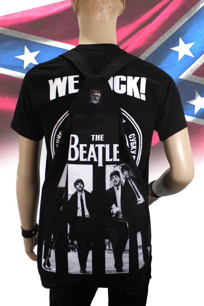 Торба The Beatles текстильная - фото 1 - rockbunker.ru