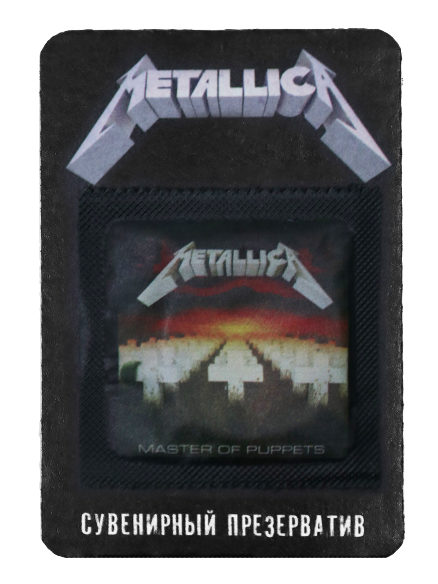 Презерватив RockMerch Metallica Master Of Puppets - фото 1 - rockbunker.ru