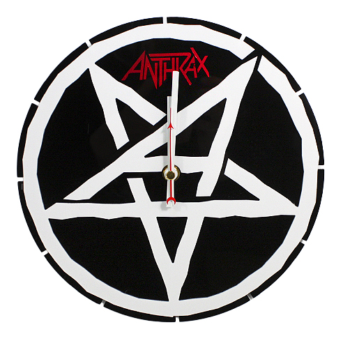 Часы настенные Anthrax - фото 1 - rockbunker.ru