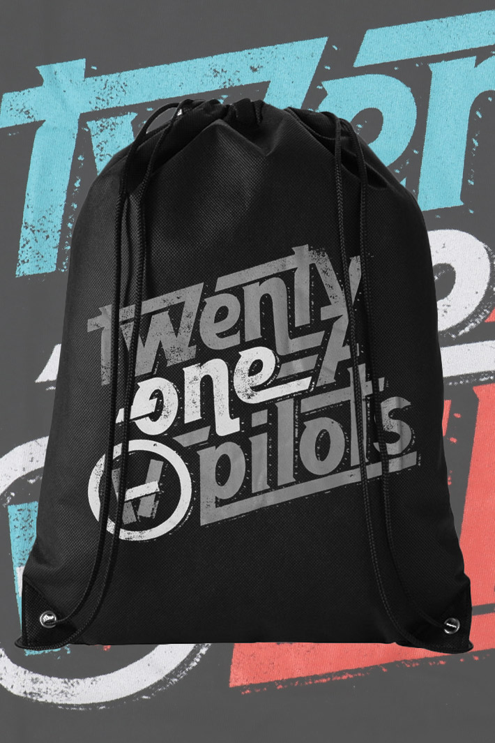 Мешок заплечный Twenty One Pilots - фото 2 - rockbunker.ru