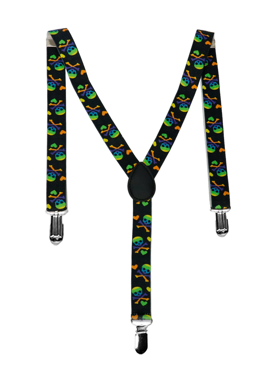 Подтяжки Детские Роджер Разноцветный - фото 1 - rockbunker.ru