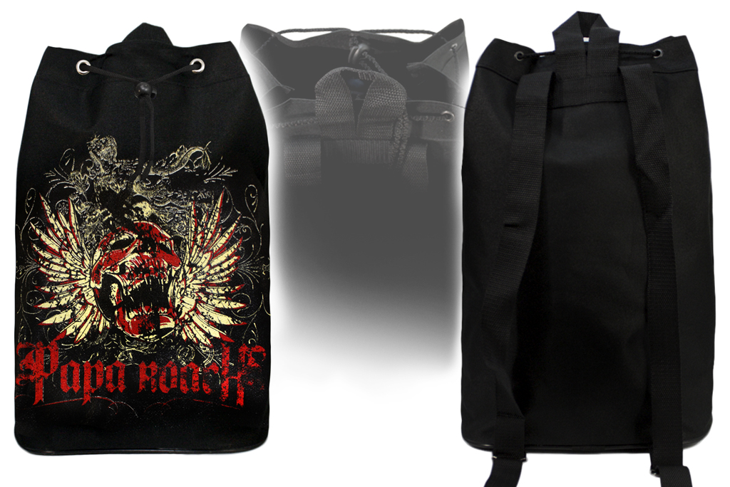 Торба Papa Roach текстильная - фото 2 - rockbunker.ru