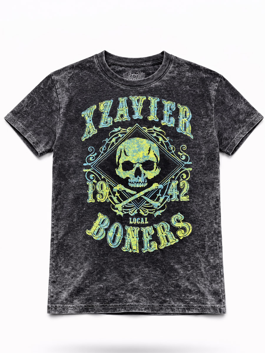 Футболка Xzavier Skull - фото 1 - rockbunker.ru