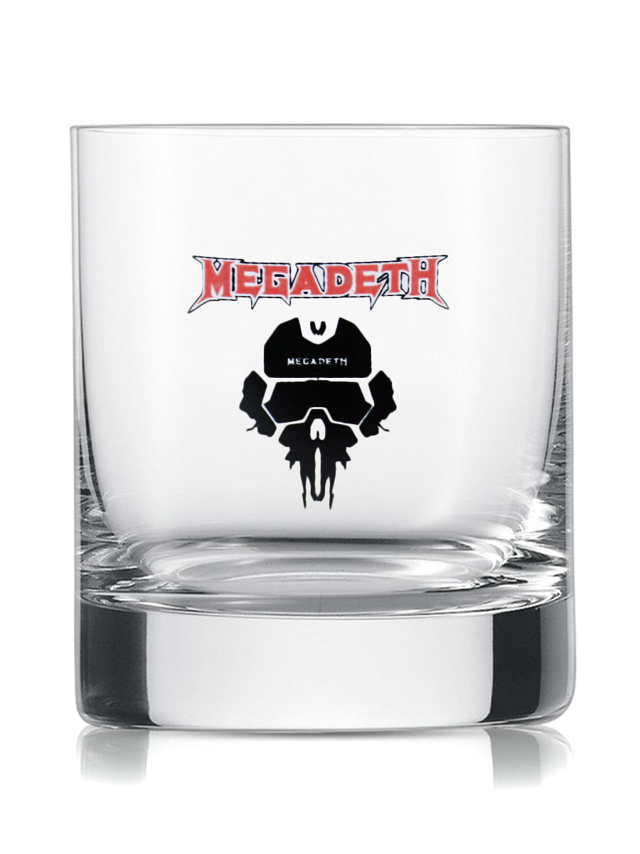 Стакан для виски Rock Merch Megadeth - фото 1 - rockbunker.ru