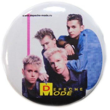 Значок Depeche Mode - фото 1 - rockbunker.ru