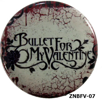 Значок RockMerch Bullet for my Valentine - фото 1 - rockbunker.ru