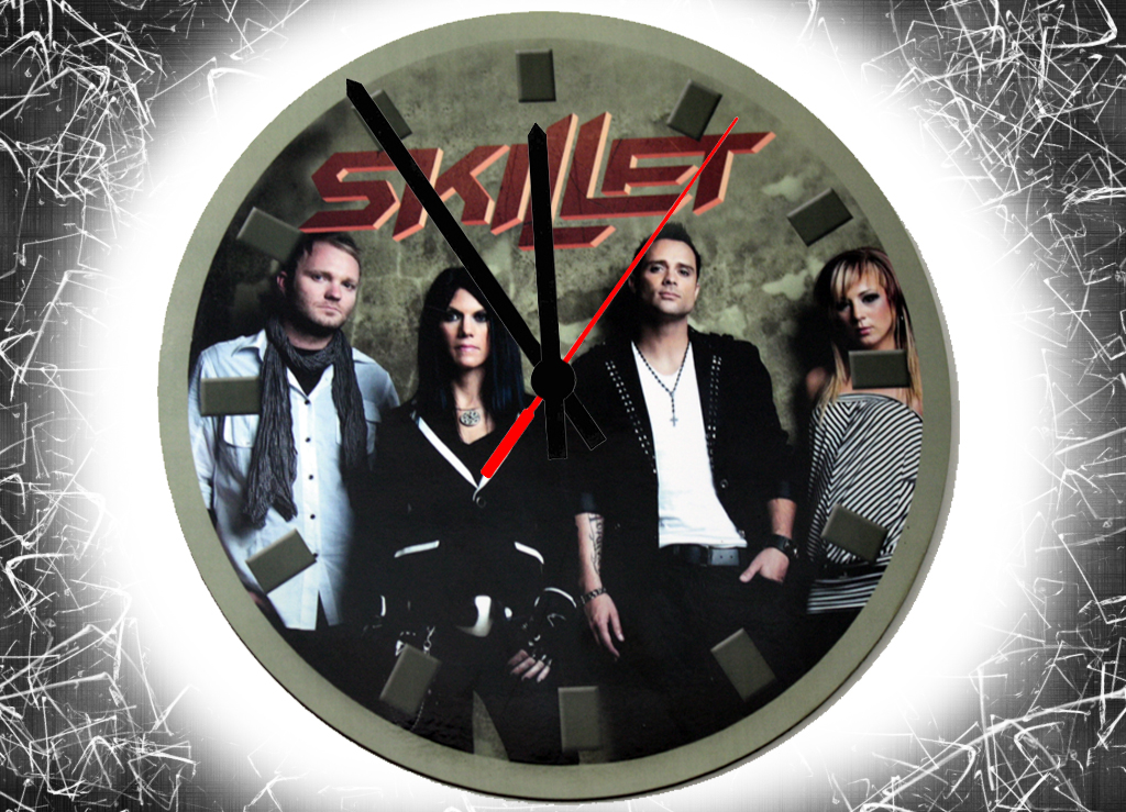 Часы настенные RockMerch Skillet - фото 1 - rockbunker.ru