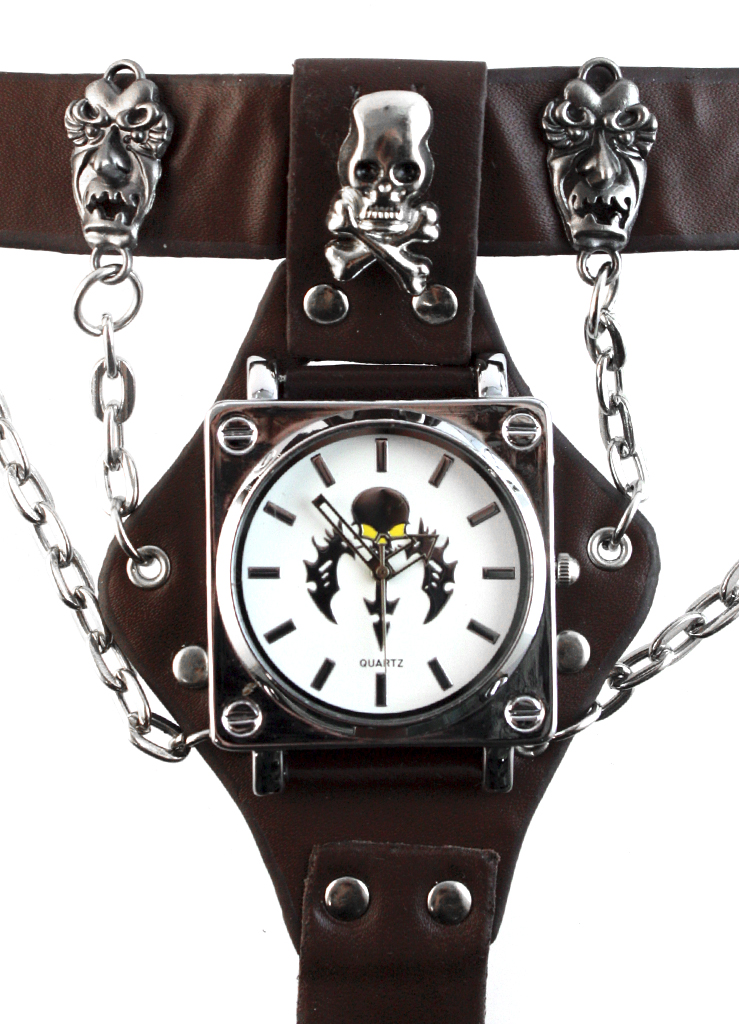 Часы наручные на слейв-браслете DieGe белый циферблат - фото 2 - rockbunker.ru