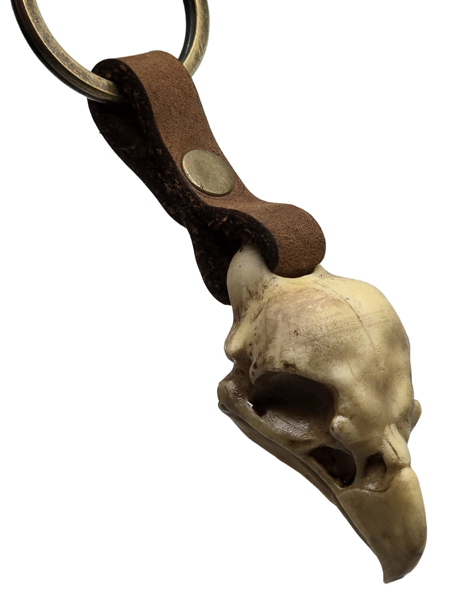 Брелок Череп Орла - фото 1 - rockbunker.ru