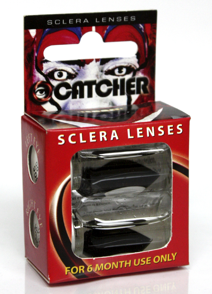 Линзы склеральные Catcher Sclera lenses  Black and White - фото 2 - rockbunker.ru