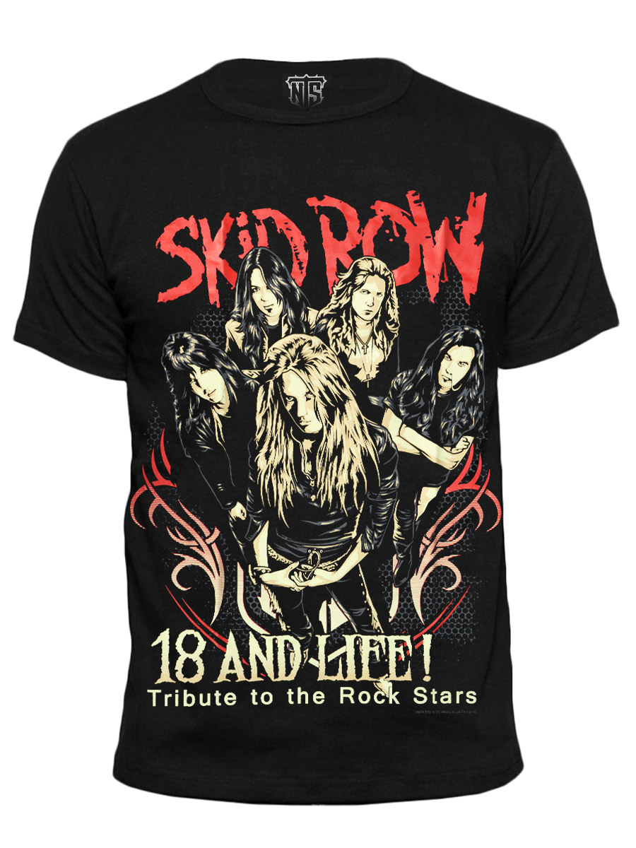 Футболка New Type System Skid Row - фото 1 - rockbunker.ru