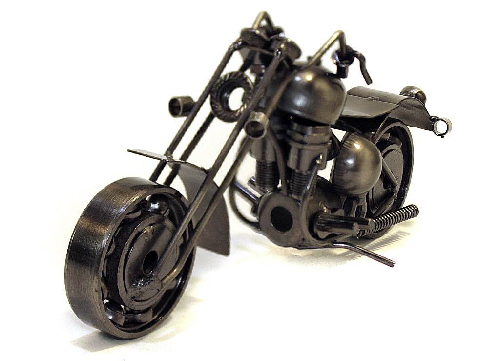 Сувенирная модель Мотоцикл ручной работы МРС028 - фото 2 - rockbunker.ru