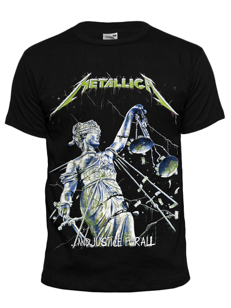 Футболка Metallica And Justice For All - фото 1 - rockbunker.ru