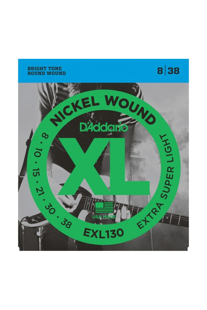 Комплект струн D'Addario EXL130 Extra Super Light для электрогитары - фото 1 - rockbunker.ru