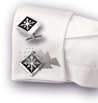 Запонки Alchemy Gothic CL9 Chaos Cufflinks - фото 1 - rockbunker.ru