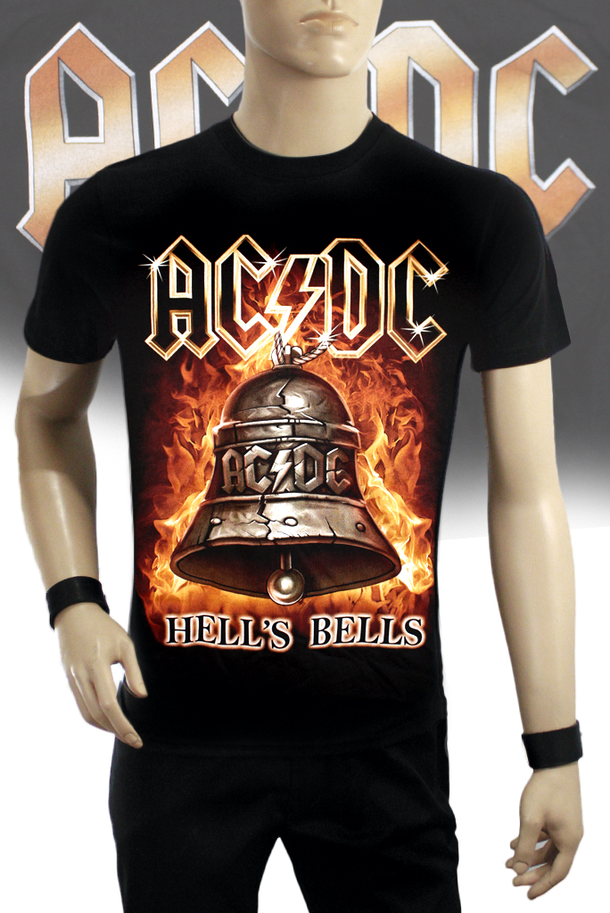 Футболка Hot Rock AC DC Hells Bells - фото 1 - rockbunker.ru