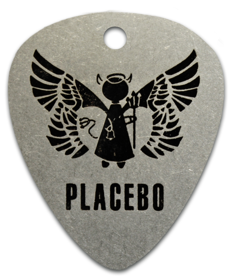 Кулон медиатор Placebo - фото 1 - rockbunker.ru