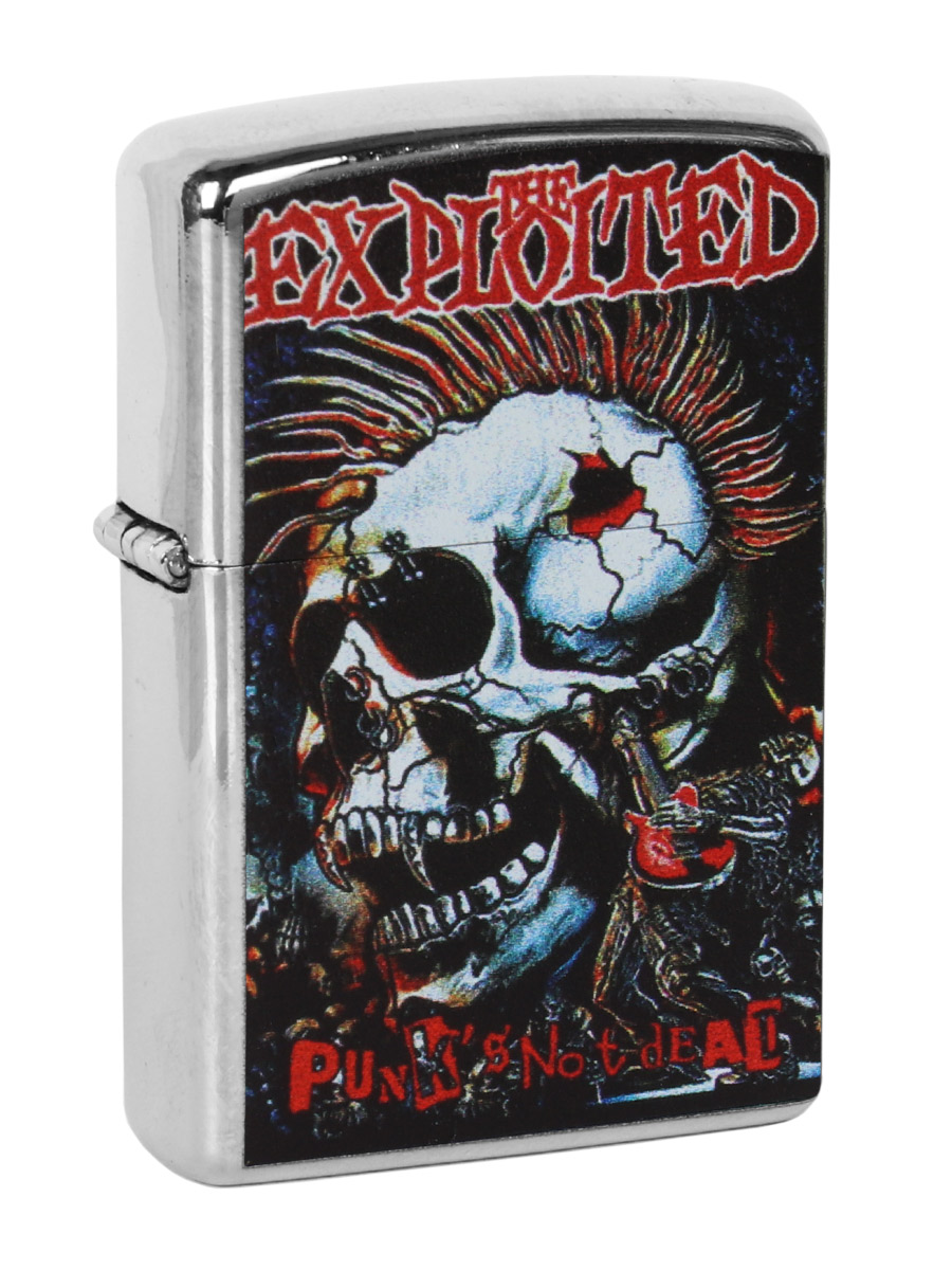 Зажигалка RockMerch с принтом The Exploited - фото 1 - rockbunker.ru