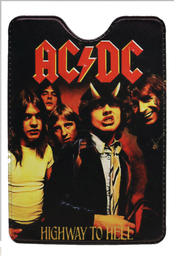 Обложка для проездного RockMerch AC DC - фото 1 - rockbunker.ru