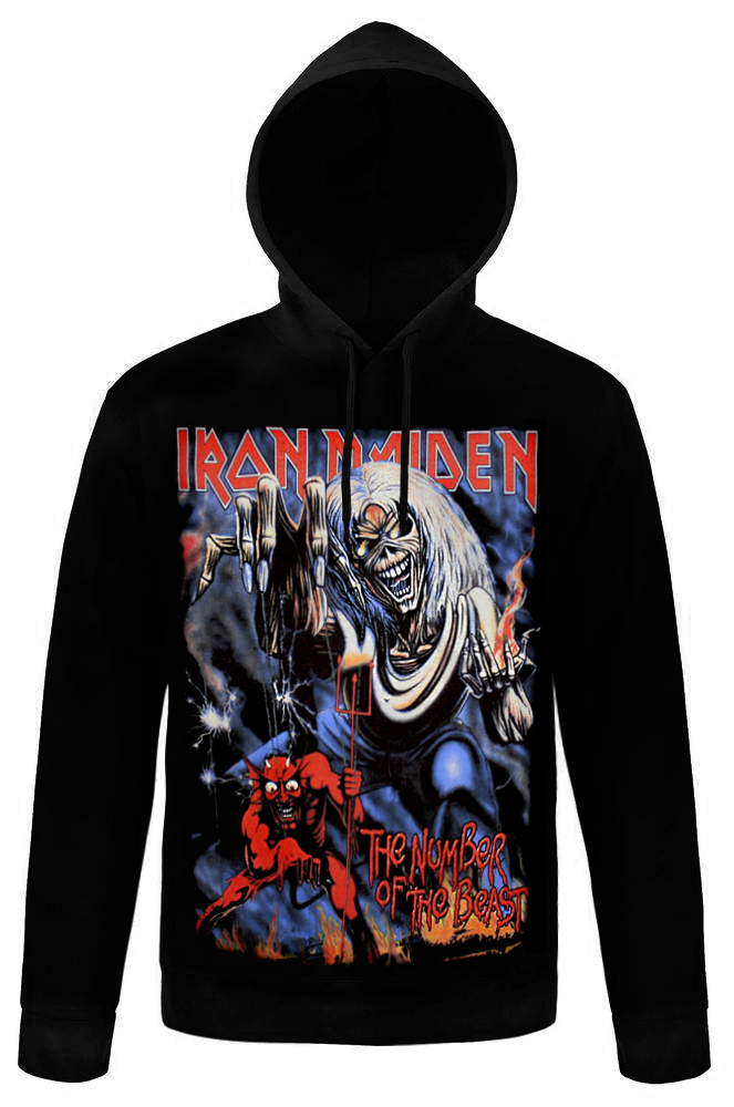 Балахон Iron Maiden The Number Of The Beast - фото 1 - rockbunker.ru