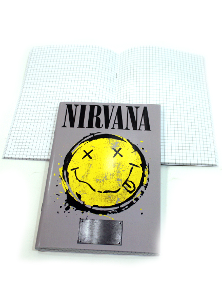 Тетрадь RockMerch Nirvana - фото 2 - rockbunker.ru