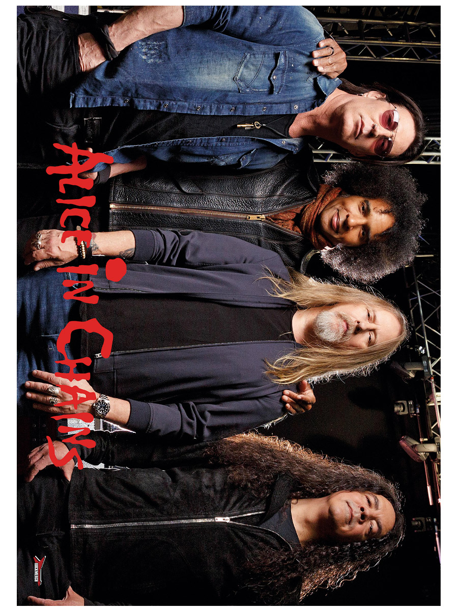 Плакат самоклеющийся на стену  Alice in Chains - фото 1 - rockbunker.ru