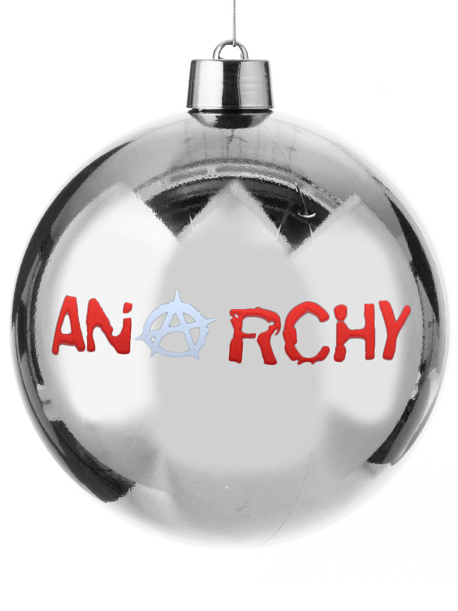 Елочный шар RockMerch Anarchy - фото 1 - rockbunker.ru