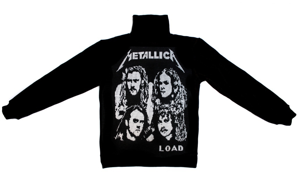 Свитер вязаный Metallica - фото 2 - rockbunker.ru
