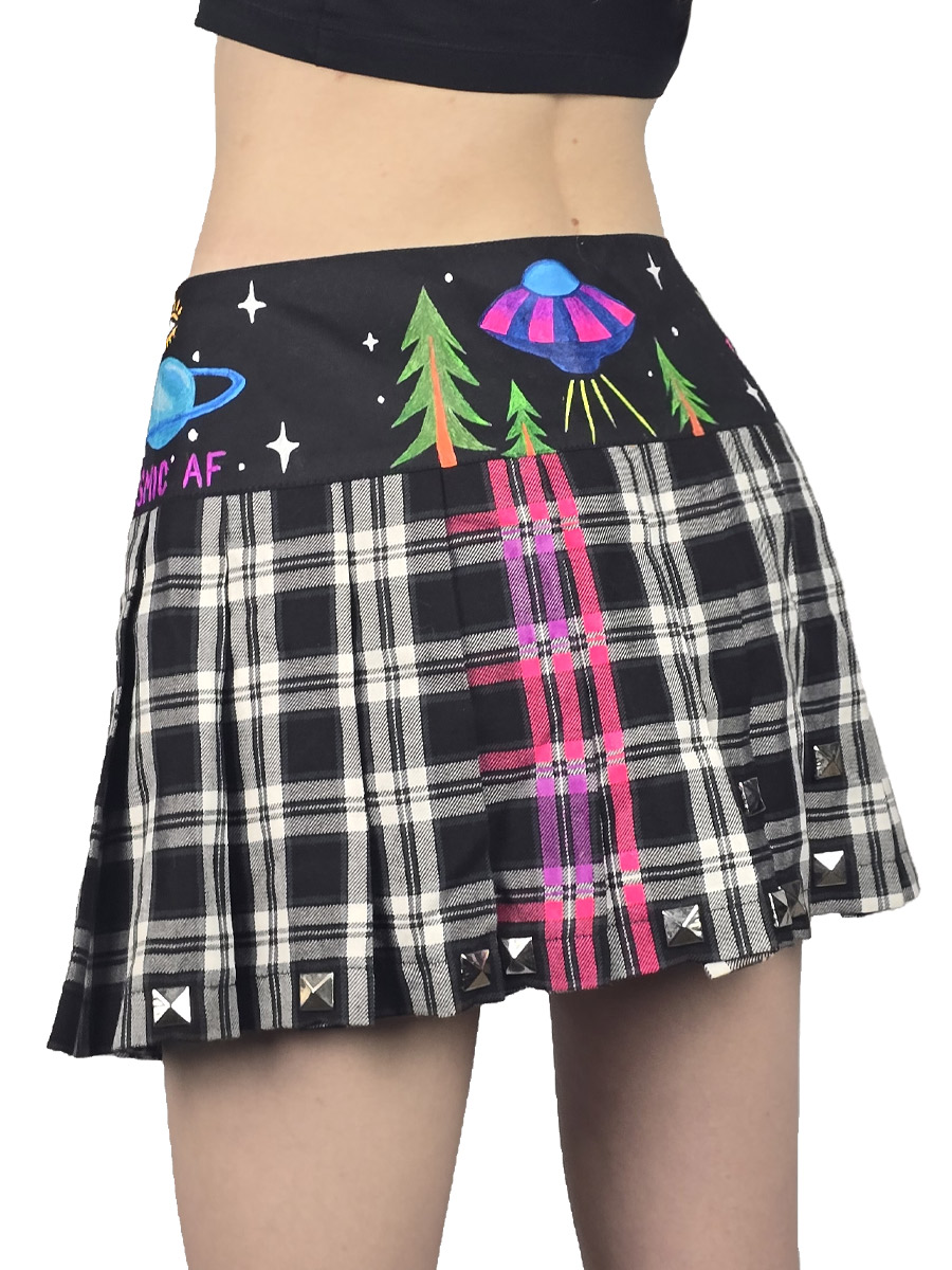 Юбка кастомная Cosmic Acid - фото 3 - rockbunker.ru