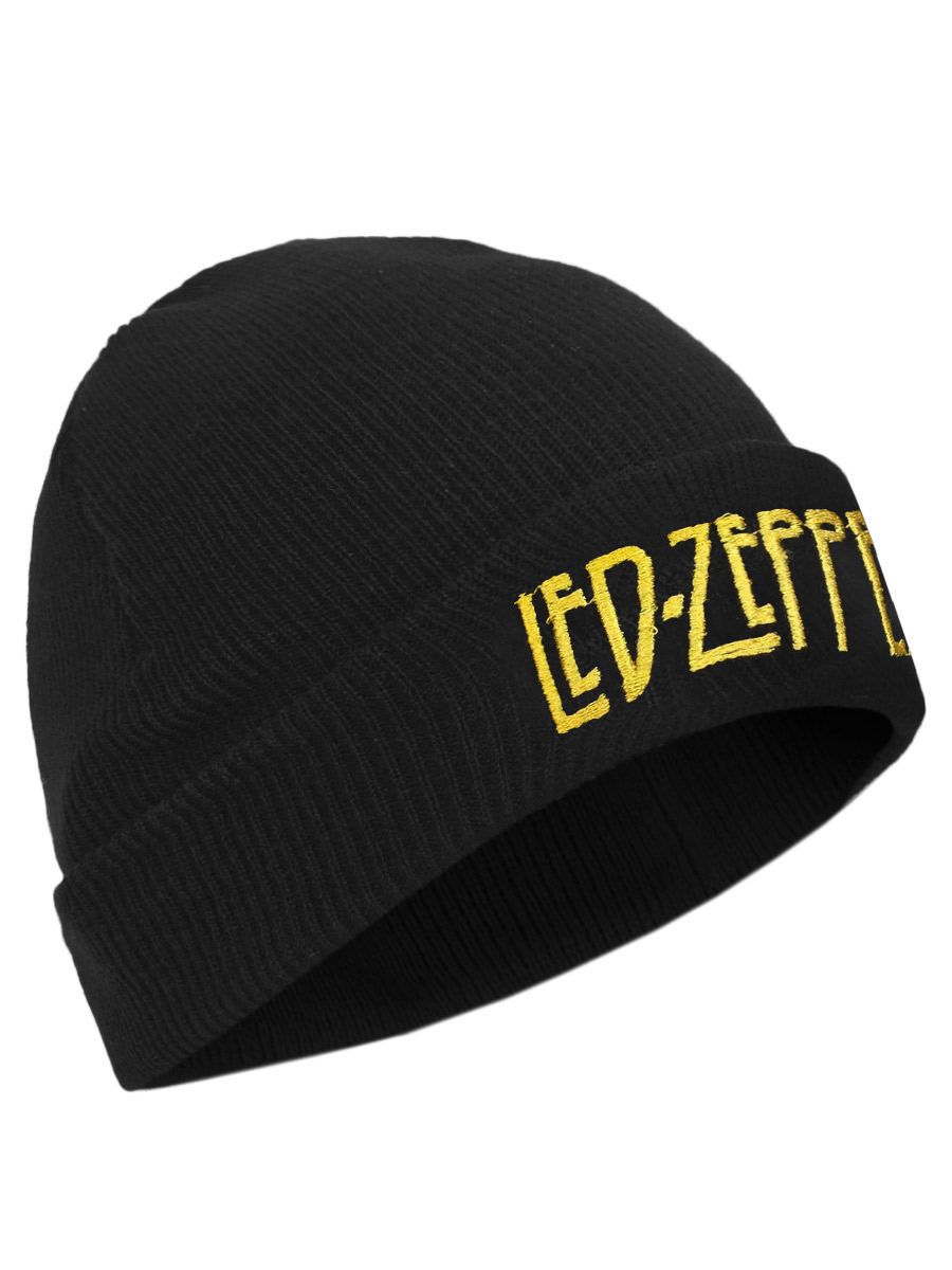Шапка Rock Merch с отворотом Led Zeppelin - фото 1 - rockbunker.ru