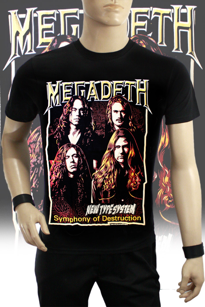 Футболка New Type System Megadeth Symphony of destruction - фото 1 - rockbunker.ru