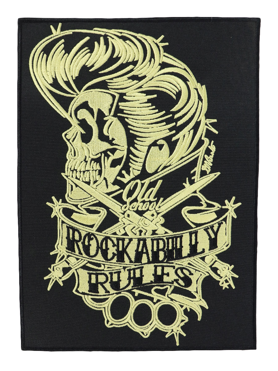 Термонашивка на спину Rockabilly Rules - фото 1 - rockbunker.ru