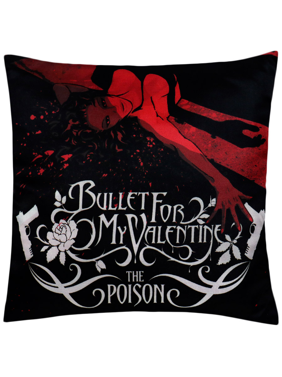 Подушка Bullet for my Valentine The Poison - фото 1 - rockbunker.ru