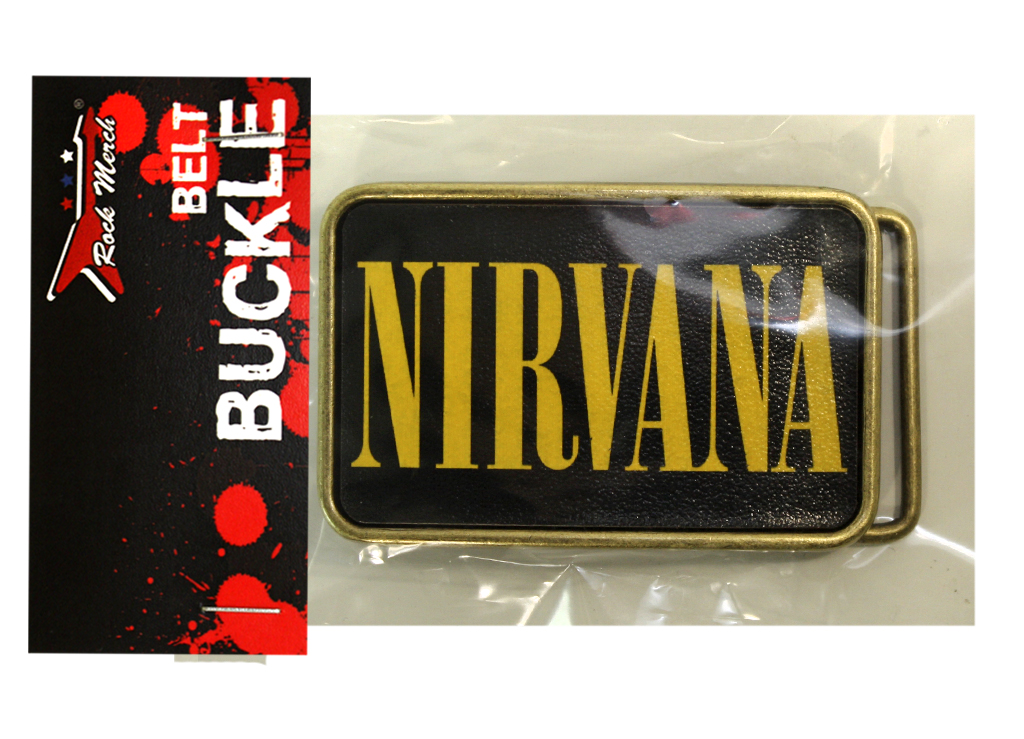 Пряжка RockMerch Nirvana - фото 3 - rockbunker.ru