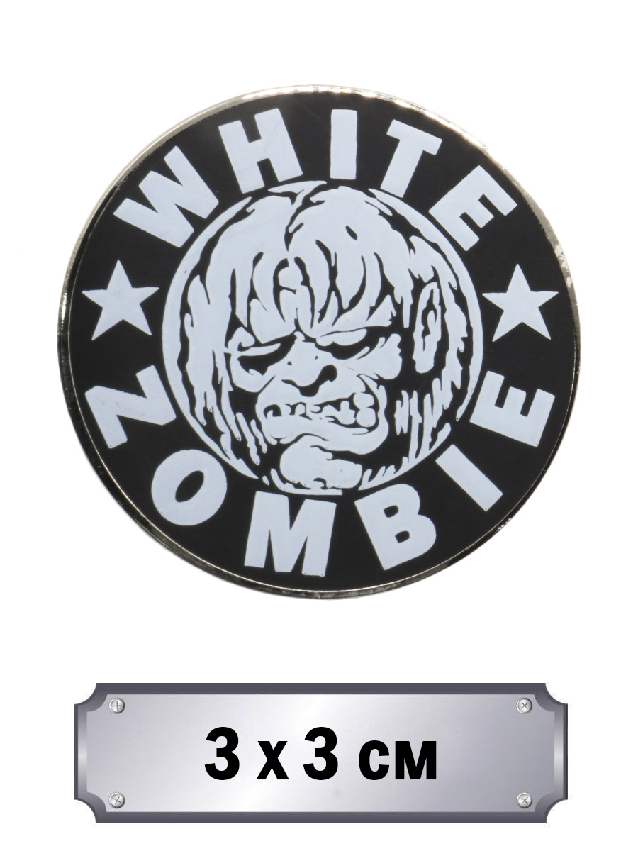 Значок White Zombie - фото 1 - rockbunker.ru