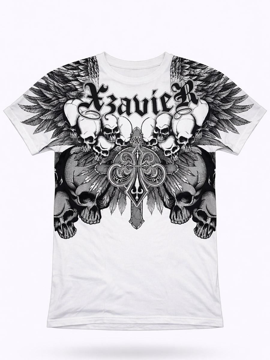 Футболка Skull Cluster - фото 1 - rockbunker.ru