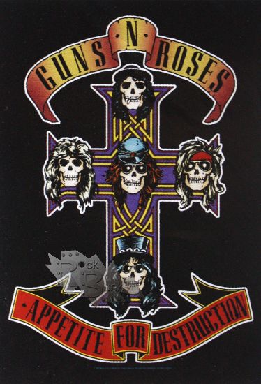 Флаг Guns N Roses - фото 1 - rockbunker.ru