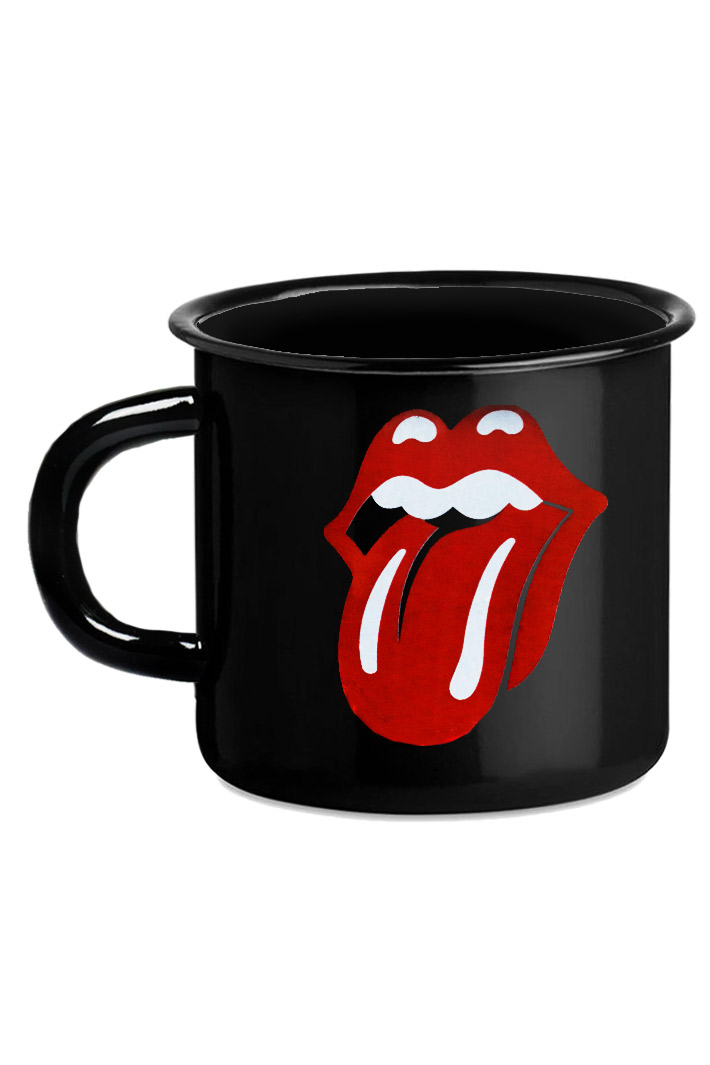 Кружка эмалированная The Rolling Stones - фото 1 - rockbunker.ru
